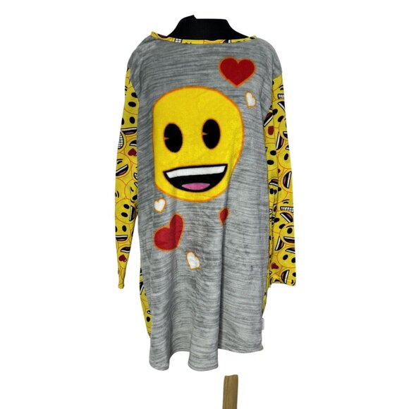 Emoji The Iconic Brand Long Sleeve Emoji Print Dress - Picture 1 of 5